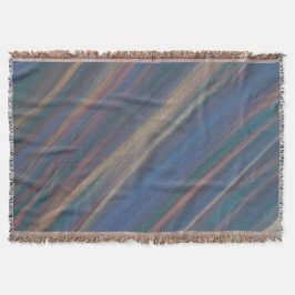 Neutral-Abstrakt | Blaue Kupfer-Erdtöne Decke