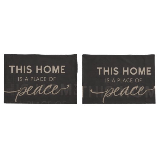 Neutral Affirmation Pillowcase | Modern Calm Home  Kissenbezug (Rückseite-Set)