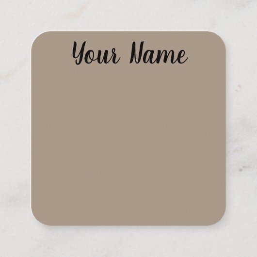 Neutral | ästhetisch | Boho | Visitenkarte (Rückseite)