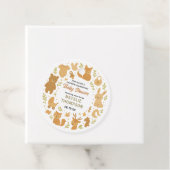 Neutral Baby Boy Shower | Cute Safari Animal Geschenkanhänger (Beispiel)