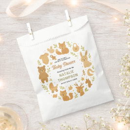 Neutral Baby Boy Shower | Cute Safari Animal Geschenktütchen