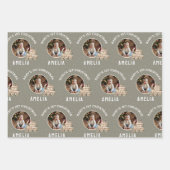 Neutral Baby’s 1st Christmas Train Keepsake Photo Geschenkpapier Set (Vorderseite 3)