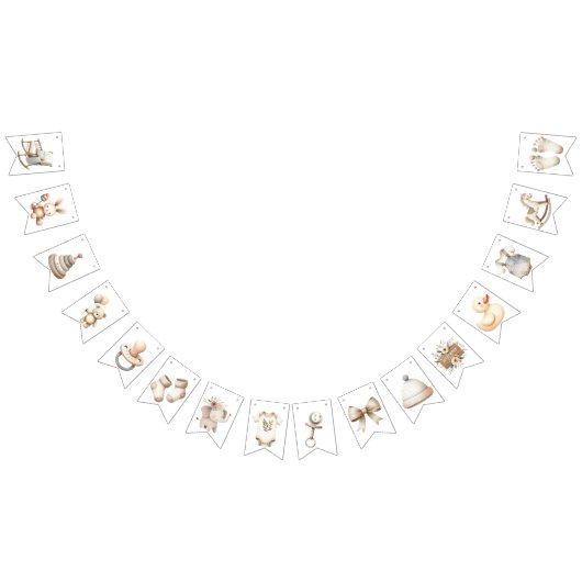 Neutral Baby Shower Banner (Alle)