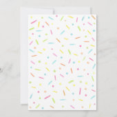 Neutral Baby Sprinkle Einladung (Rückseite)