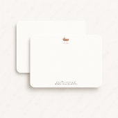 Neutral Bassinet Nursery Note Card Einladung