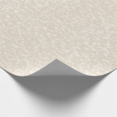 Neutral Beige Abstrakte Elfenbeinküste Moderne Min Geschenkpapier (Ecke)