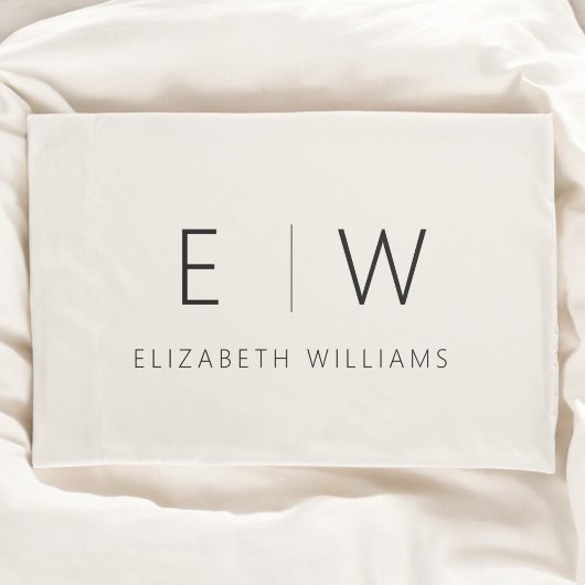 Neutral Beige Classic Elegant Modernes Minimalisti Kissenbezug