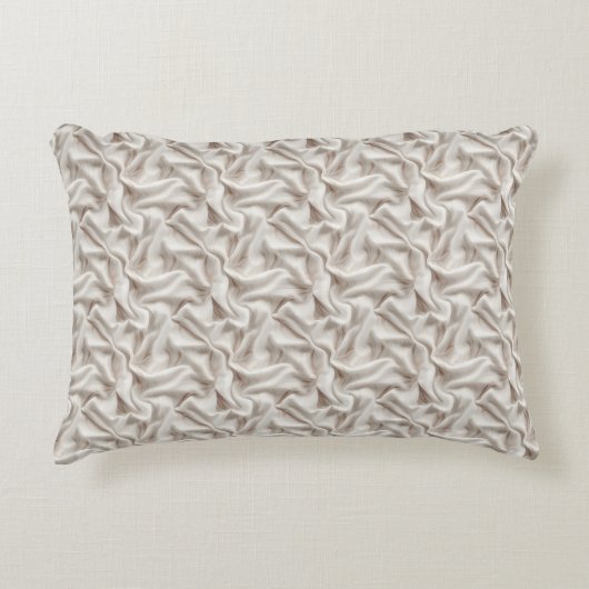 Neutral Beige, Cream & Ivory Accent Cushion Dekokissen (Vorderseite)