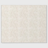 Neutral Beige Elfenbeinküste Elegant Modernes Mini Geschenkpapier (Flach)