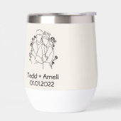 Neutral Beige Floral Couple (Links)