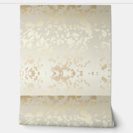 Neutral Beige Floral Seamless Wallpaper  Tapete