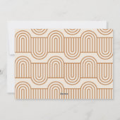 Neutral Beige Foto Stilvoll Boho Weihnachten (Rückseite)