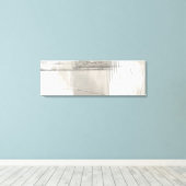 Neutral Beige Gray Modernes Minimalistisches Abstr Leinwanddruck (Insitu (Holzboden))