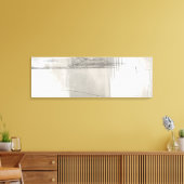 Neutral Beige Gray Modernes Minimalistisches Abstr Leinwanddruck (Insitu (Wohnzimmer))