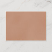 Neutral-Beige-Minimalistisch-Windeln Begleitkarte (Rückseite)