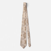 Neutral Beige Shades Krawatte (Vorderseite)