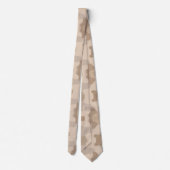 Neutral Beige Shades Krawatte (Rückseite)