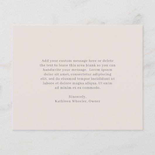 Neutral Beige Tan Modernes Budget Geschäft Vielen Flyer (Hinten)