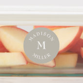 Neutral Beige Waterproof Daycare Baby Bottle Etiketten (Befestigt)