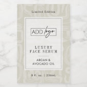 Neutral Bohemian Beige Waterproof Product Label Lebensmitteletikett (Einzelnes Label)