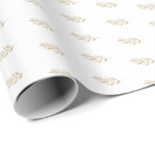 Neutral Boho Baby Brunch Geschenkpapier (Rolleneckpunkt)