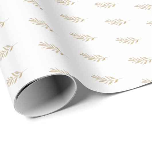 Neutral Boho Baby Brunch Geschenkpapier (Rolleneckpunkt)