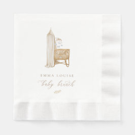 Neutral Boho Baby Brunch Serviette