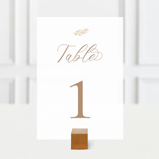 Neutral Boho Baby Brunch Tischnummer