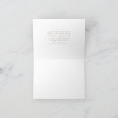 Neutral-Boho-Babydusche Dankeskarte (Innenseite)