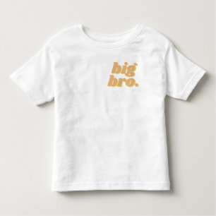 Neutral Boho "big bro" Matching Geschwister Kleinkind T-shirt