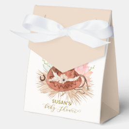 Neutral Boho Cactus Cowboy Hat Baby Shower Geschenkschachtel