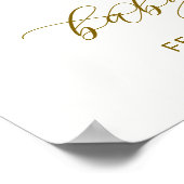 Neutral Boho Cactus Cowboy Hat Baby Shower Willkom Poster (Ecke)