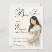 Neutral Boho Elegance Baby Shower Asian Mom to be