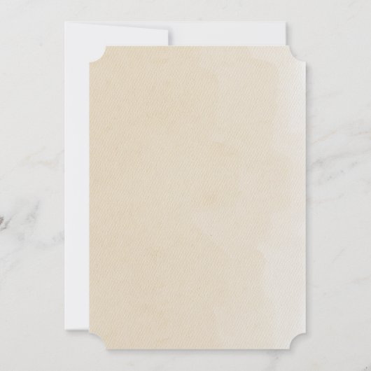 Neutral Boho Giraffe Kinderdusche Einladung (Rückseite)