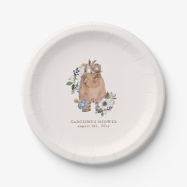 Neutral Boho Kinderzimmer Baby Dusche Pappteller