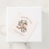 Neutral Boho Kinderzimmer Babydusche Vielen Dank Geschenkanhänger (Beispiel)