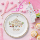 Neutral Boho Magical Safari Circus Baby Dusche Pappteller (Party)