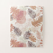 Neutral Boho Tropical Foliage Puzzle (Vertikal)