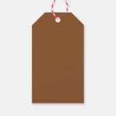 Neutral Boho Vintag Heißluftballon Babydusche Geschenkanhänger (Rückseite)