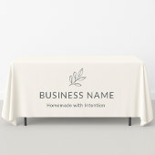 Neutral Botanical Logo Display Minimalist  Tischdecke