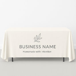 Neutral Botanical Logo Display Minimalist  Tischdecke