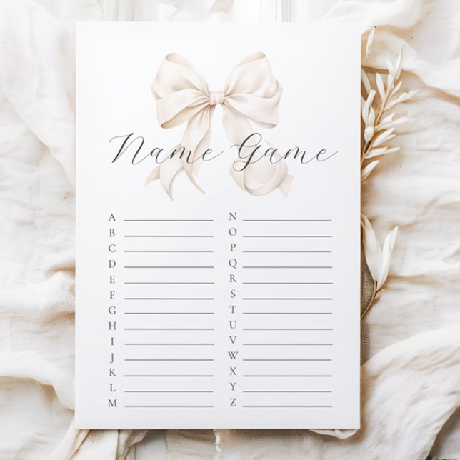 Neutral Bow Baby Showname Game (Von Creator hochgeladen)