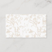 Neutral Bow Babydusche Windelwanne Begleitkarte (Rückseite)