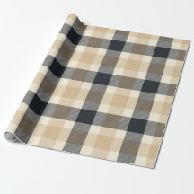 Neutral-braunes Tartan-Kariertes Mustertrennpapier