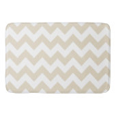 Neutral Chevrons Badematte (Vorderseite)