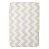 Neutral Chevrons Badematte (Vorderseite Vertikal)