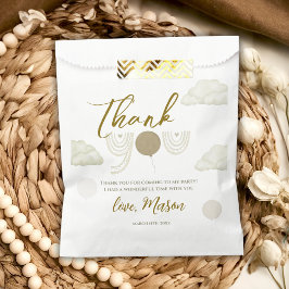 Neutral Cloud Boho Mr Onederful Thank You Party Geschenktütchen