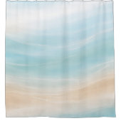 Neutral Coastal Shower Curtain Duschvorhang (Vorderseite)