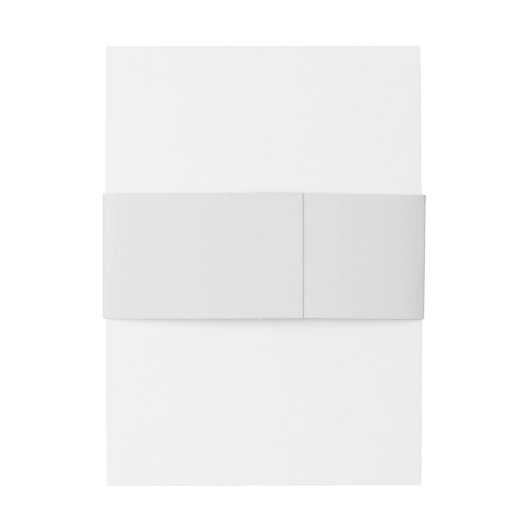 Neutral Cornsilk Einladungsbanderole (Rückseitenbeispiel)