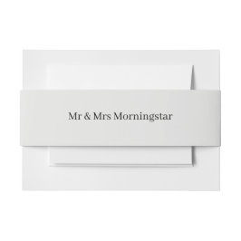 Neutral Cornsilk Einladungsbanderole